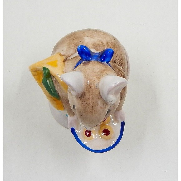 Beatrix Potter Apply Dapply Beswick Porcelain Mouse Basket Treats - Picture 5 of 7